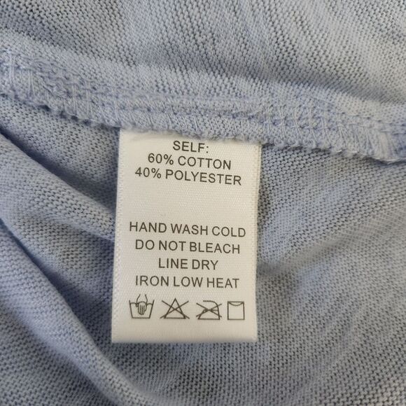 ee:some Pleated Flutter Sleeve Flowy‎ Blouse Baby Blue NWT Women's Size Small - Picture 7 of 10